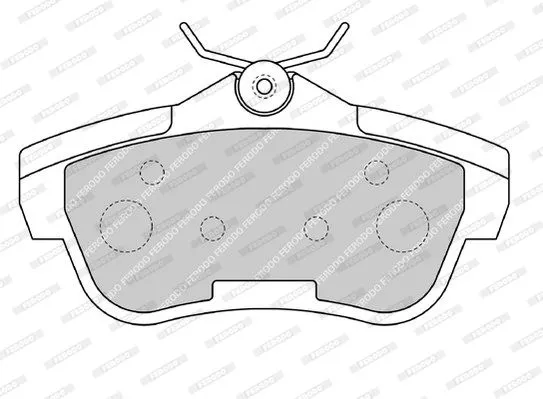 FERODO FVR1772 Тормозные колодки