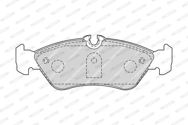 FERODO FVR1876 Тормозные колодки