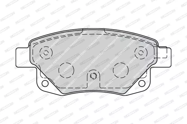 FERODO FVR1930 Тормозные колодки
