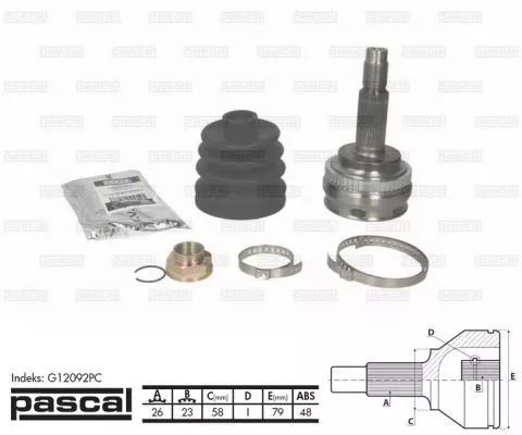 PASCAL G12092PC ШРКШ