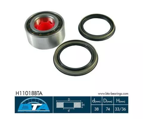 Bta H11018BTA Підшипник ступиці колеса