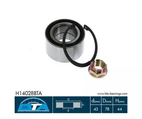 Bta H14028BTA Подшипник ступицы