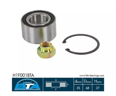 BTA H1F001BTA Подшипник ступицы