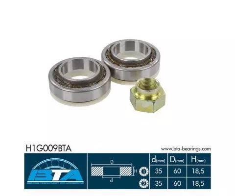 Bta H1G009BTA Подшипник ступицы