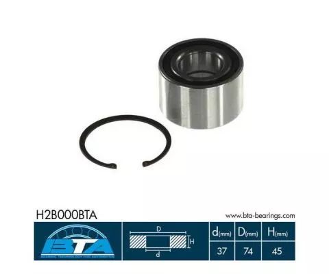 Bta H2B000BTA Комплект ступицы колеса