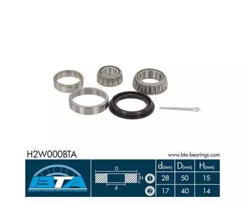 Bta H2W000BTA Комплект маточини колеса