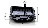 MANN-FILTER H50001 Фильтр масляный АКПП