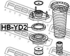 Febest HB-YD2 Опорный подшипник амортизатора