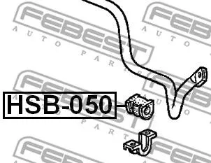 Febest HSB-050 Стабілізатор