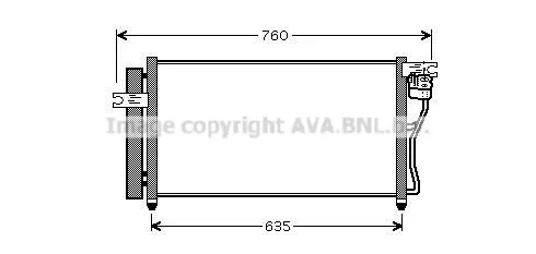 AVA QUALITY COOLING HY5178D Радиатор кондиционера