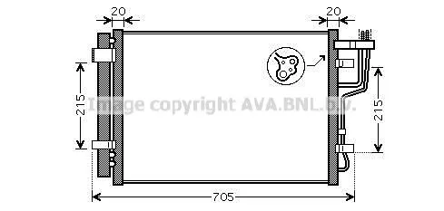 AVA QUALITY COOLING HY5183D Радиатор кондиционера