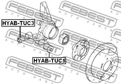 Febest HYAB-TUC3 Сайлентблок рычага