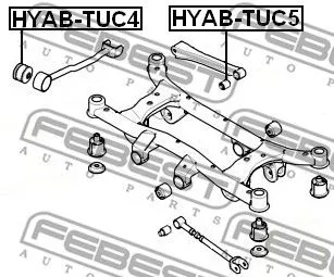 Febest HYAB-TUC5 Сайлентблок рычага