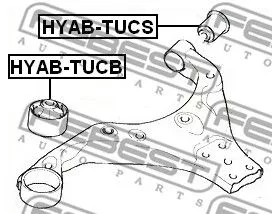 Febest HYAB-TUCB Сайлентблок рычага