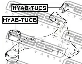 Febest HYAB-TUCS Сайлентблок рычага
