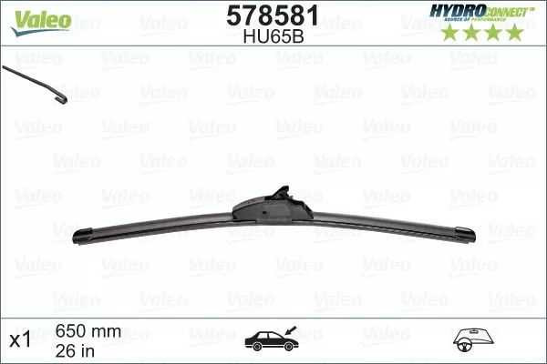 VALEO 578581 Щетки стеклоочистителя