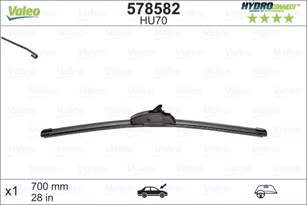 VALEO 578582 Щетки стеклоочистителя