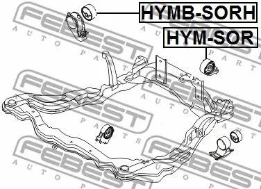 Febest HYMB-SORH Подушка двигателя