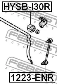 Febest HYSB-I30R Втулка стабилизатора
