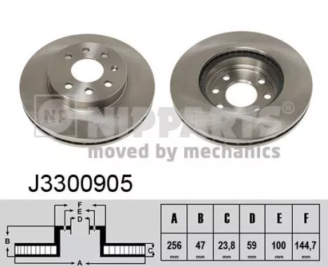 Nipparts J3300905 Тормозные диски