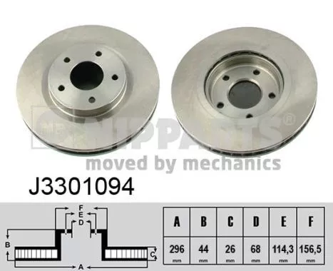 Nipparts J3301094 Тормозные диски