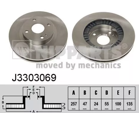 Nipparts J3303069 Тормозные диски