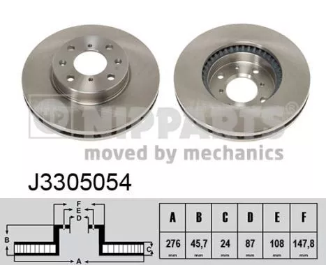 Nipparts J3305054 Гальмівні диски