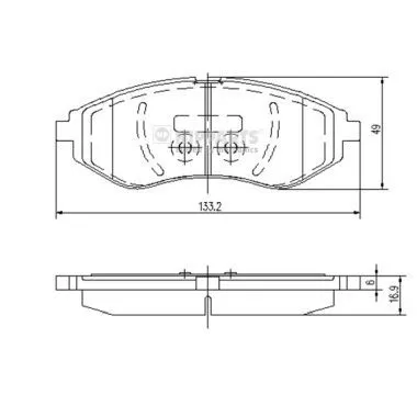 Nipparts J3600911 Тормозные колодки