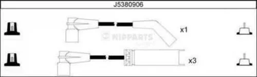 NIPPARTS J5380906 Високовольтні дроти
