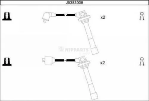 NIPPARTS J5383008 Високовольтні дроти