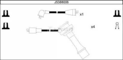 Nipparts J5388006 Высоковольтные провода