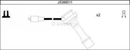 NIPPARTS J5388011 Високовольтні дроти