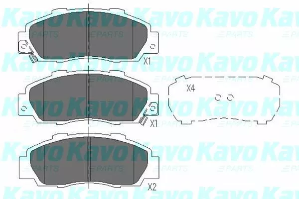 Kavo Parts KBP-2002 Тормозные колодки