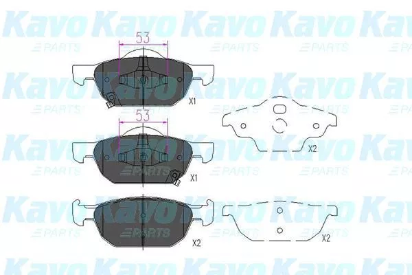 Kavo Parts KBP-2043 Гальмівні колодки