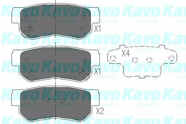 Kavo Parts KBP-3005 Тормозные колодки