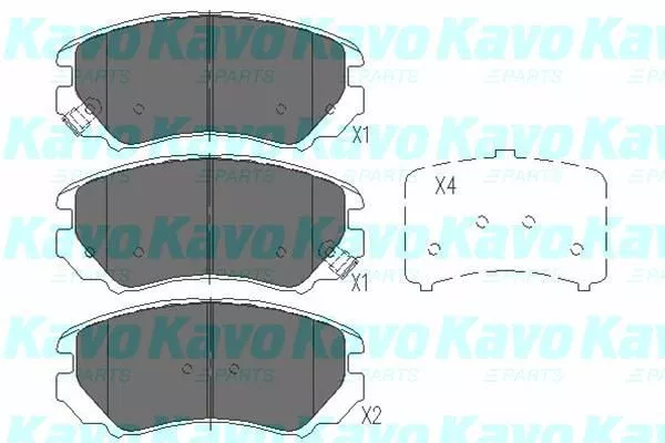 Kavo Parts KBP-3008 Тормозные колодки