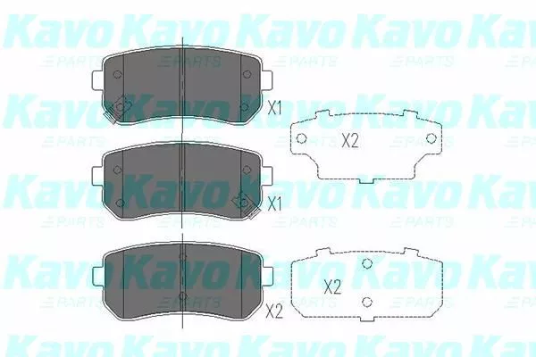 Kavo Parts KBP-4007 Тормозные колодки