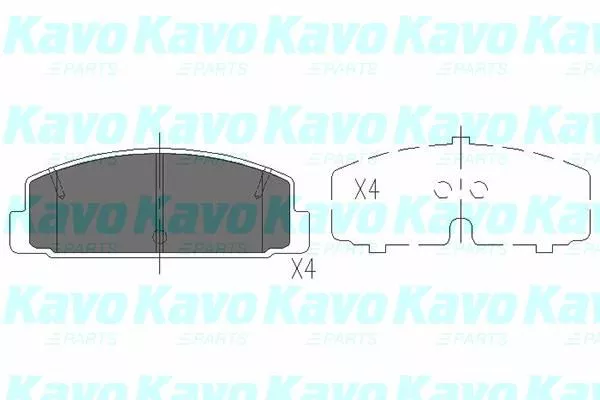 Kavo Parts KBP-4506 Тормозные колодки