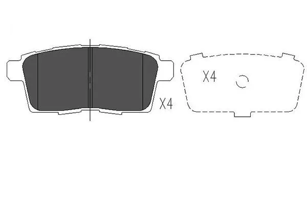 Kavo Parts KBP-4559 Гальмівні колодки