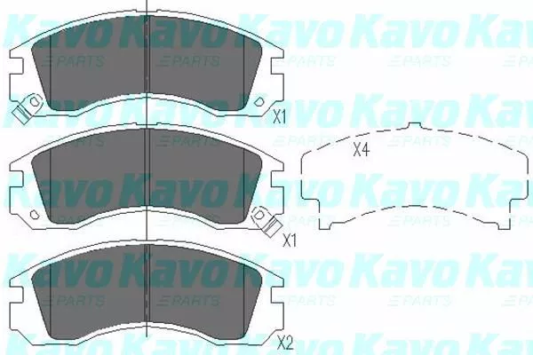 Kavo Parts KBP-5503 Тормозные колодки