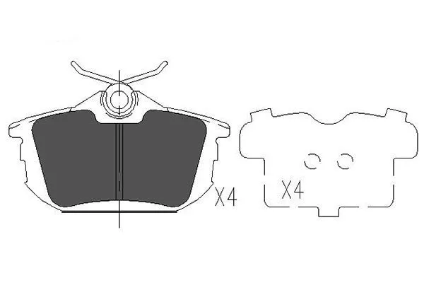 Kavo Parts KBP-5513 Тормозные колодки