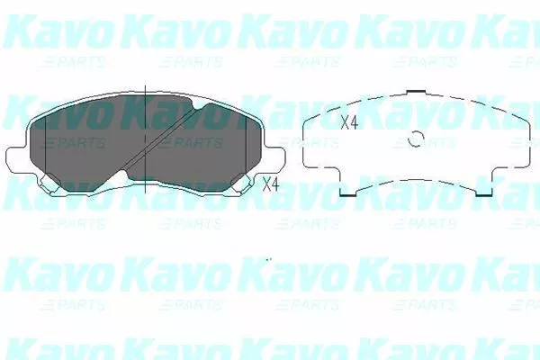 Kavo Parts KBP-5516 Тормозные колодки