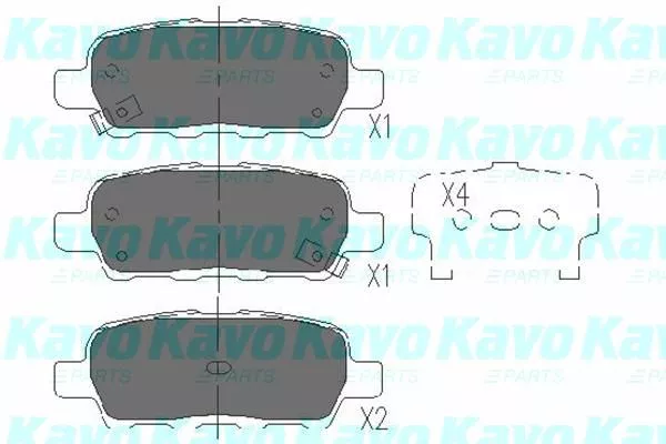 Kavo Parts KBP-6517 Гальмівні колодки