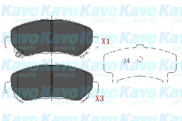 Kavo Parts KBP-6519 Гальмівні колодки