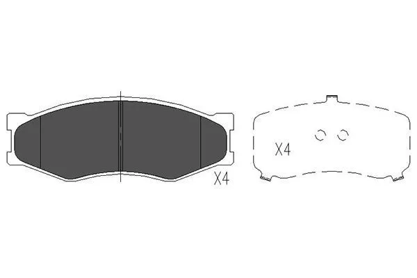 Kavo Parts KBP-6523 Тормозные колодки