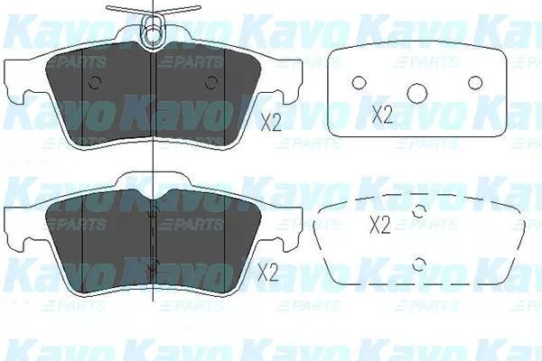 Kavo Parts KBP-6554 Гальмівні колодки