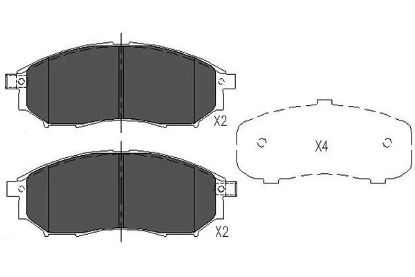 Kavo Parts KBP-6567 Гальмівні колодки