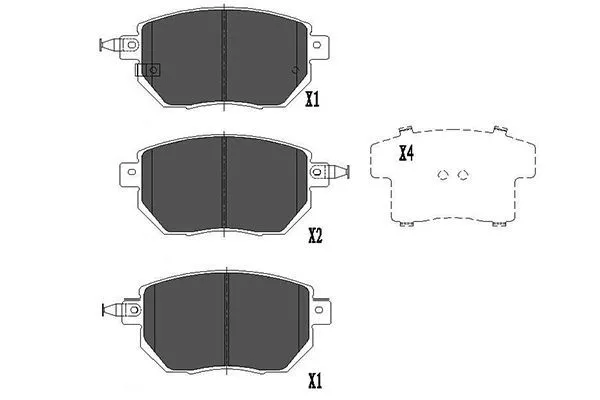 Kavo Parts KBP-6573 Гальмівні колодки