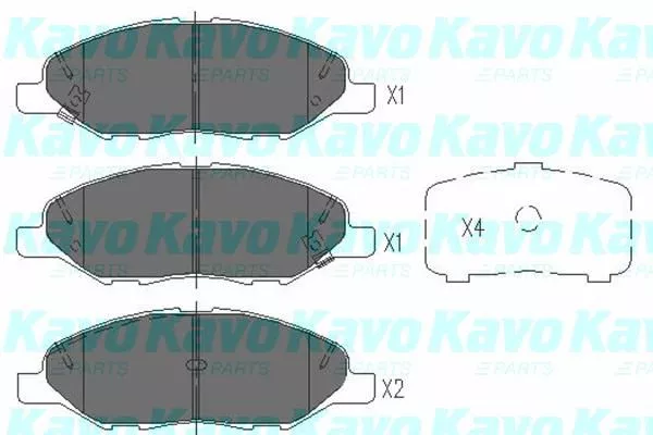 Kavo Parts KBP-6578 Тормозные колодки