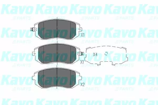 Kavo Parts KBP-8004 Тормозные колодки
